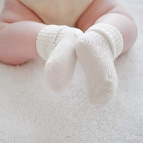 Вълнени Бебешки чорапи от Woolino, да Пере Чорапи от мериносова вълна за Деца от новородени до 6 години (опаковка от
