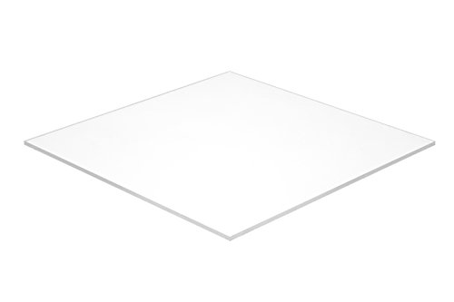 Falken Design WT2447-1-4/1224 Акрил Бял лист, на Прозрачност 55%, 12 x 24, дебелина 1/4