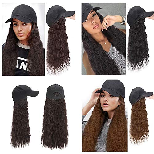 Дамски шапка за момичета, перука, лека дълги вълнообразни капачка за парти в чест на Хелоуин, извратени клуб, зимата