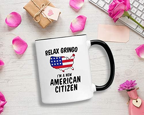 Подаръци за получаване на гражданство. Расслабься, Гринго, аз съм Новият американски гражданин, Иммигрантская Чаша. Идея