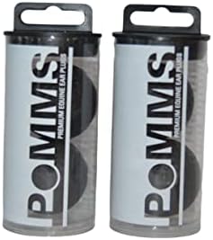 Тапи за уши за коне Pomms - Комплект от 2 чифта многократно берушей за езда от пеноматериала размер с черен кон и ключодържател