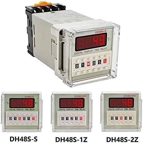 UNCASO DH48S-S 1Z 2Z Цикъл на повторение Многофункционален Дигитален таймер със закъснение С 0,01-9999H Реле на 8 контакт
