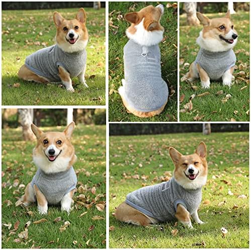 Пуловер за кучета с пръстен за колан, Флисовые Топли Пуловери за Кученца, Зимни Дрехи за малки Кучета, за Момичета и Момчета, Дрехи за домашни любимци, Облекло, с отв?